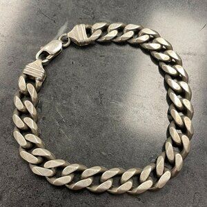 Sterling Silver Plated Chain Link Bracelet